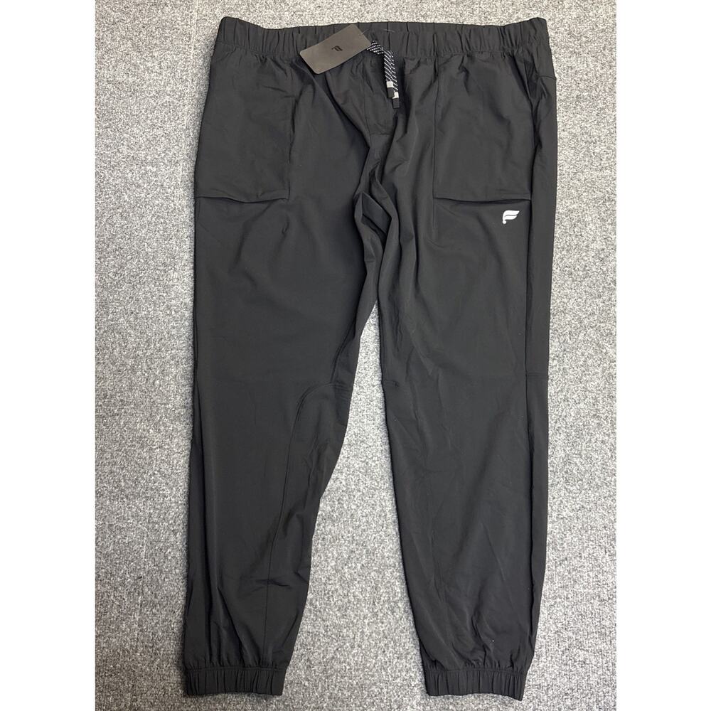 NWT Fabletics Black Men’s 2X The One Jogger Pants Gym Workout Trainer Solid